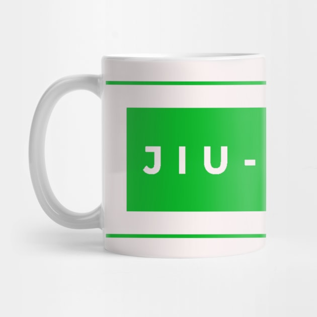 BJJ Jiu Jitsu Minimal Green by HootVault